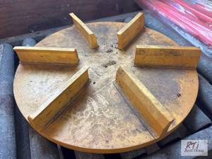 lot 366 image: 4x New Salt spreader spinner discs....