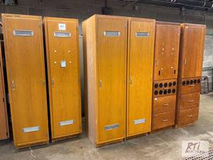 lot 433 image: Pioneer CSD. (6) wooden cabinets. (...