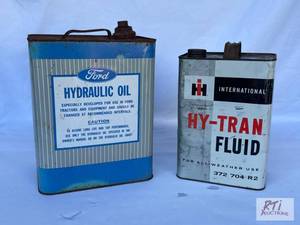 lot 19 image: Ford and International hydraulic oi...
