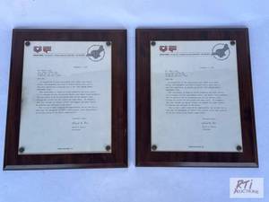 lot 58 image: Ferris dealer recognition plaques...