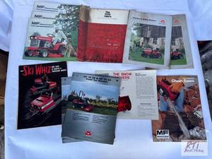 lot 67 image: Massey Ferguson garden tractor, sno...