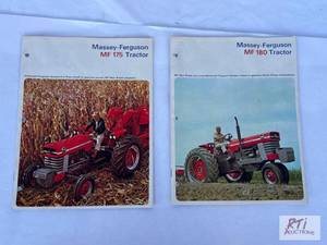 lot 68 image: Massey Ferguson 175 and 180 brochur...