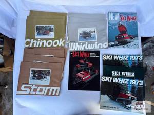 lot 69 image: Massey Ferguson snowmobile brochure...