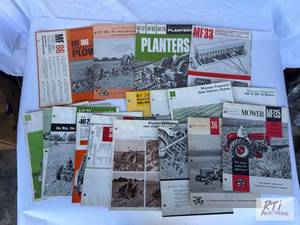 lot 71 image: Massey Ferguson Implement brochures...