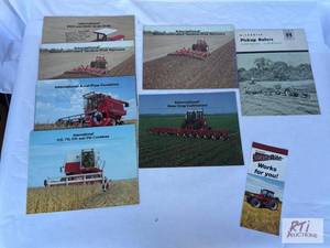 lot 76 image: International Combine brochures...