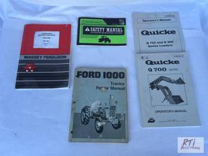 lot 78 image: Massey Ferguson 451 manual , Ford 1...