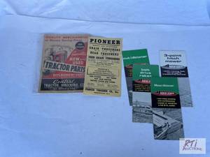 lot 94 image: New Idea, Pioneer and tractor mater...