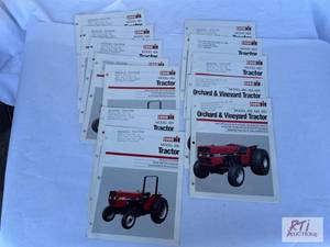 lot 95 image: Case tractor brochures...