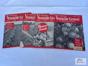 lot 100 image: Vegetable grower magazines...