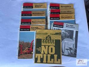 lot 118 image: New Holland farm tool promotional m...