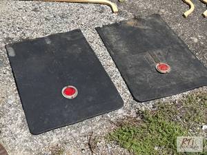 lot 146 image: International truck mud flaps...