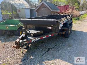 lot 9 image: 2022 PJ Trailers 12FT Box dump Trai...