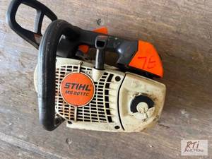 lot 34 image: STIHL MS 201TC Gas chainsaw. The it...