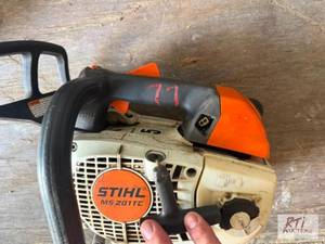 lot 36 image: STIHL MS 201TC Gas chainsaw. The it...