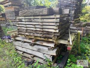 Large quantity of cut and stacked w...