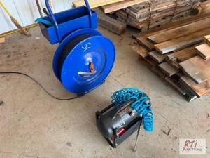 lot 66 image: Steel banding cart with pliers and ...