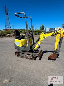 lot 58 image: 2020 Wacker Neuson 803 mini excavat...
