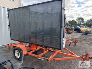 lot 84 image: WANCO WTLMB message board. Trailer ...