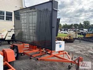 lot 85 image: WANCO WTLMB message board. Trailer ...
