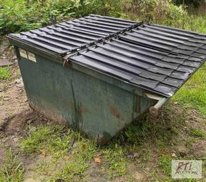 lot 154 image: Rear load dumpster. This item is lo...