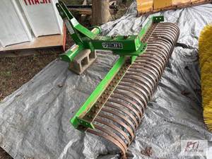 lot 170 image: Frontier LR1072 6ft landscape rake,...