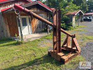 lot 171 image: Forklift adjustable jib boom attach...