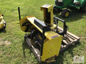 lot 173 image: John Deere 47in front mounted snowb...
