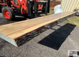 lot 252 image: ALot of 4 silver maple slabs. All a...