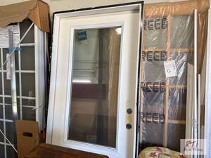 lot 254 image: NEW door and frame. This item is lo...