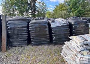 lot 260 image: 10x Pallets of brown bagged mulch. ...