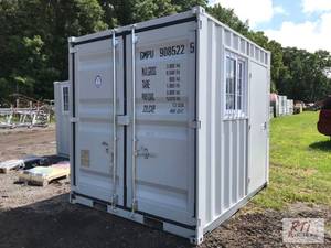 lot 11 image: New 7x9 office container with end d...