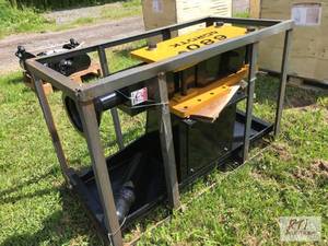 lot 28 image: New Agrotk 680 skid steer post poun...