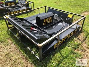 lot 32 image: New AGT 6ft rotary mower for skid s...