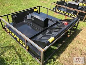 lot 35 image: New AGT 6ft rotary mower for skid s...