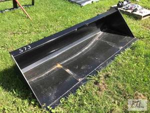 lot 56 image: New Swict 84in skid steer bucket. ...