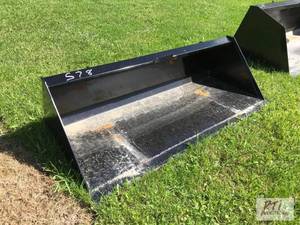 lot 61 image: New Swict 72in skid steer bucket. ...