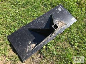 lot 68 image: New Kivel skid steer receiver plate...
