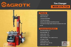 lot 72 image: New Agrotk ATK CT24 tire changer. A...