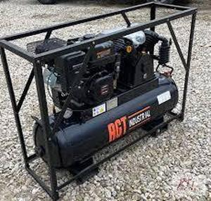 lot 76 image: New AGT air compressor with 420cc g...