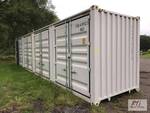 One trip 40ft shipping container, 9...