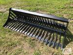 New 72in rock bucket for skid steer...