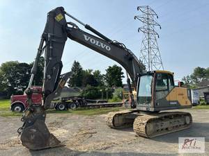 lot 5 image: Volvo EC160EL excavator, hydraulic ...
