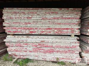 lot 28 image: 114X 2ft x 9ft Symons concrete form...