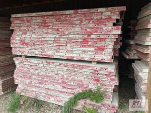 lot 29 image: 119X 2ft x 8ft Symons concrete form...