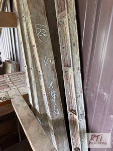 lot 39 image: 6X 4in x 8ft Symons concrete forms ...