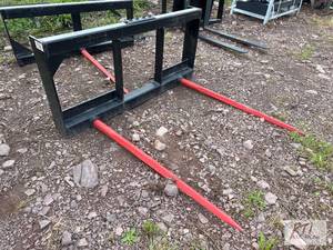 lot 30 image: Kivel dual prong bale spear for ski...