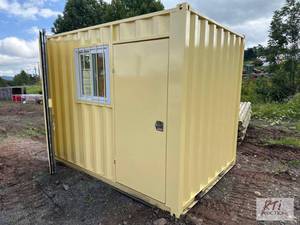 lot 58 image: 10ft x 7ft x 8.5ft site container w...