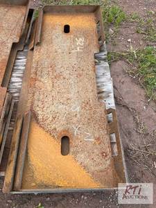 lot 79 image: 2X Skid loader mounting plates....