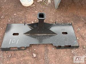 lot 101 image: Hitch receiver for skid loader....