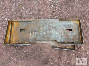 lot 106 image: 2X Skid loader mounting plates....